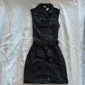 Black Denim Dress